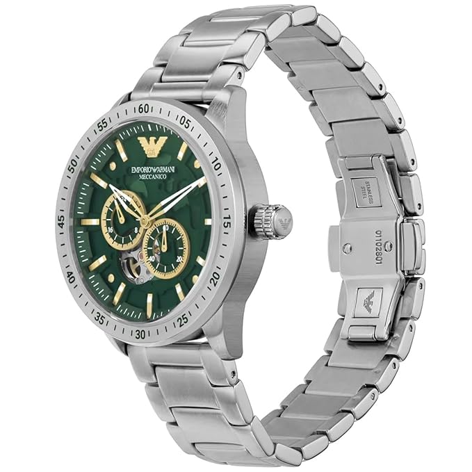 Emporio Armani Mario Analog Automatic Green Dial Men's Watch