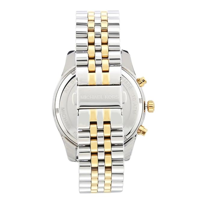 Michael Kors Analog White Dial Men's Stainless Steel Watch