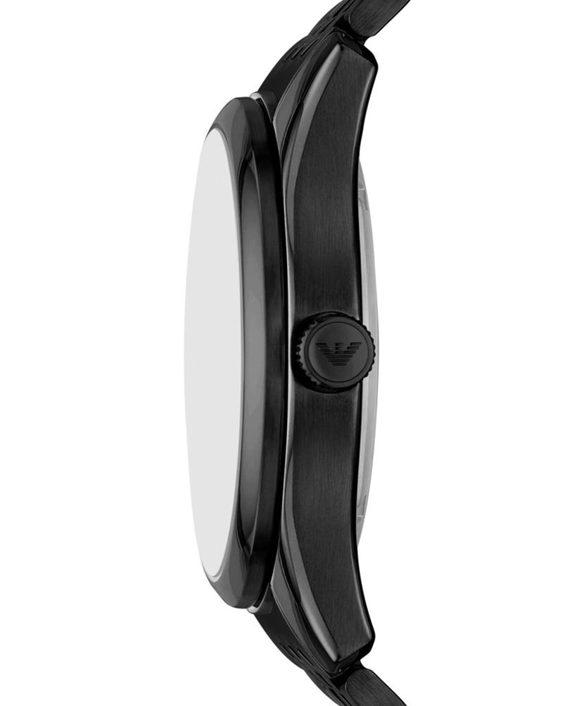 Men Automatic Black Dial Analog Stainless Steel Watch