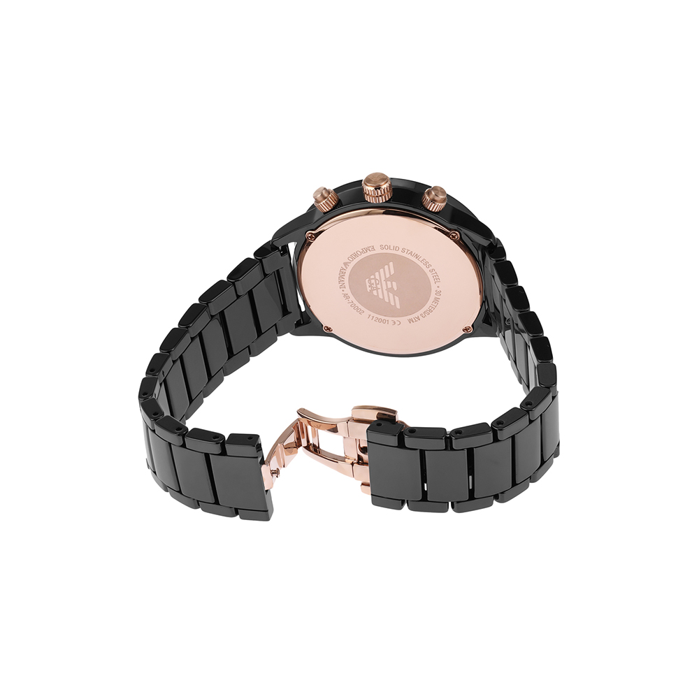 Emporio Armani Analog Black Dial Men's Watch