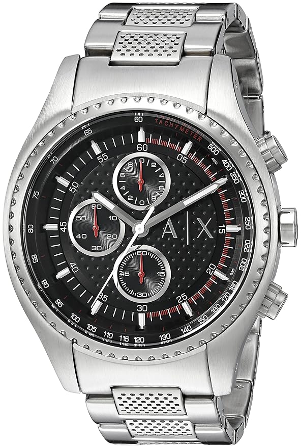 Armani Exchange Stainless Steel Men'S Silver Analog Watch