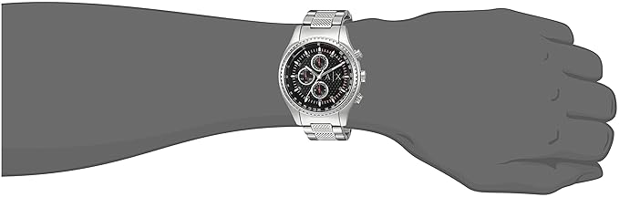 Armani Exchange Stainless Steel Men'S Silver Analog Watch