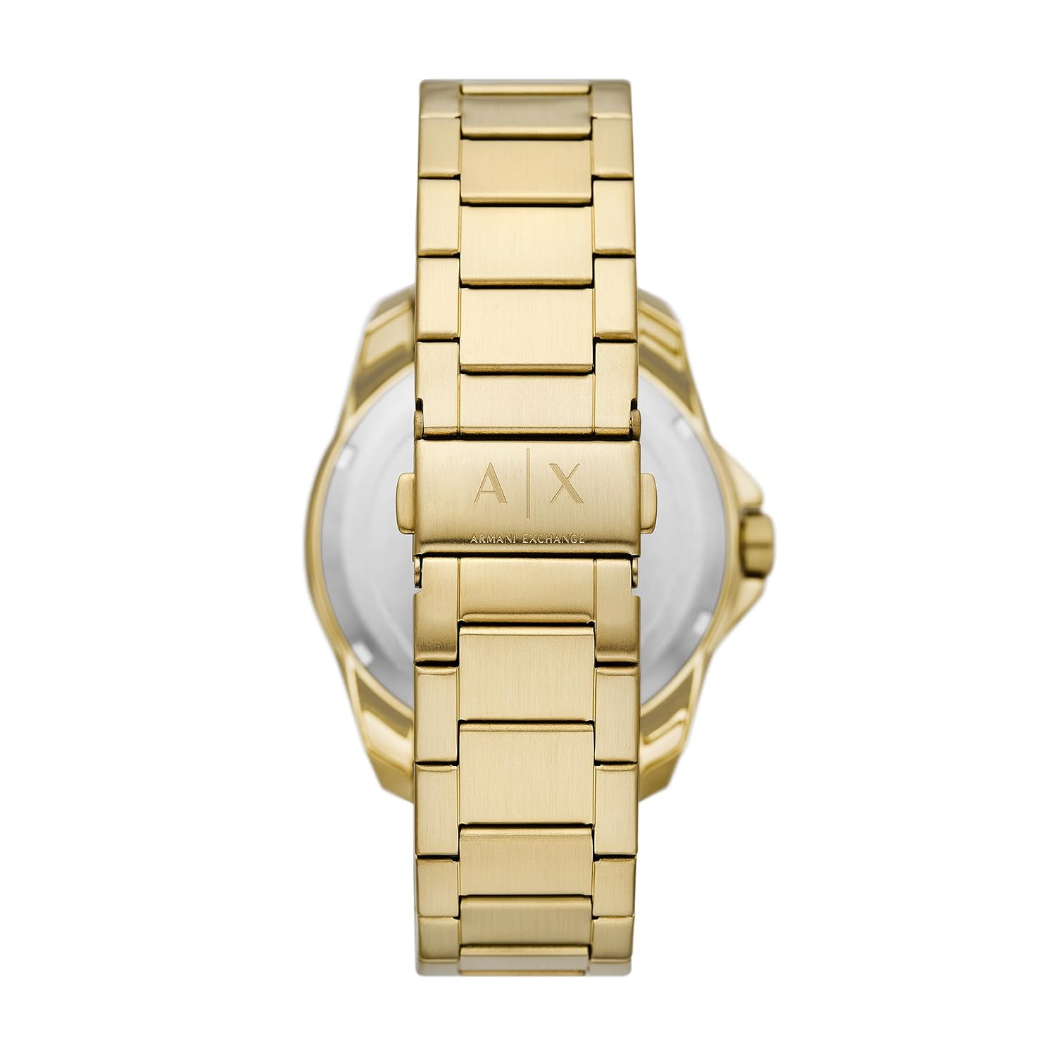 Armani Exchange Analog Green Dial Men's Watch Stainless Steel, Gold Strap