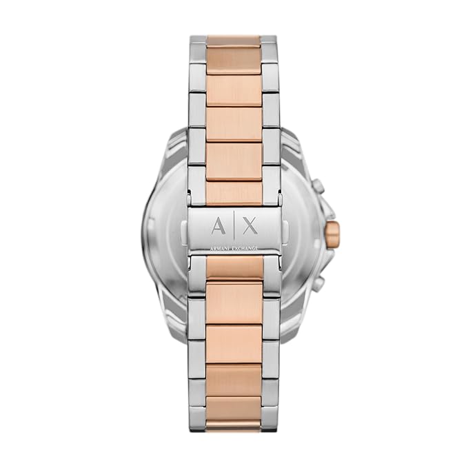 Armani Exchange Analog Blue Dial Men's Stainless Steel Watch