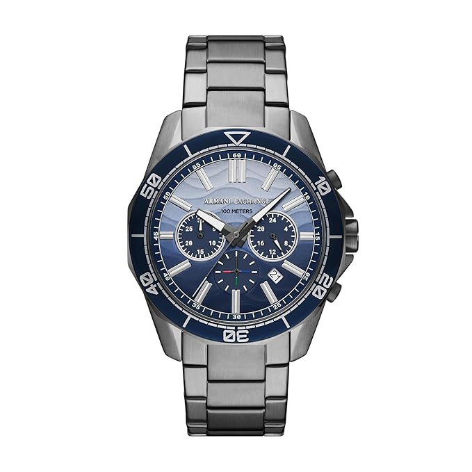 Armani Exchange Gun-Metal Watch