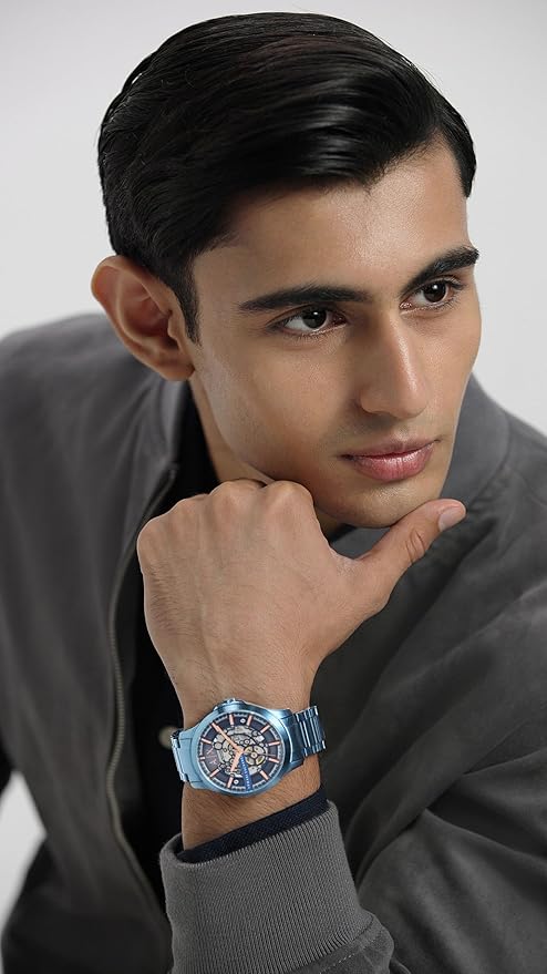Armani Exchange Stainless Steel Analog Blue Dial Men's Watch