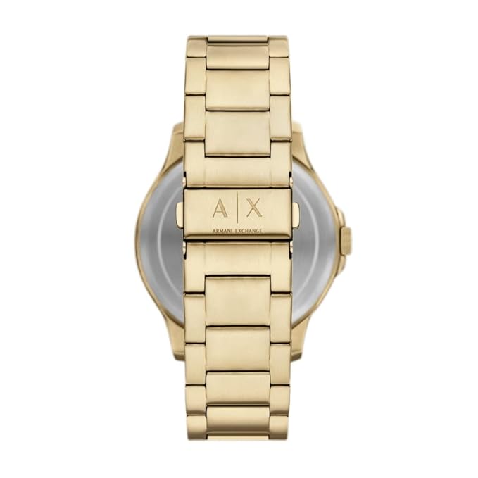 Armani Exchange Analog Black Dial Men's Stainless Steel Watch