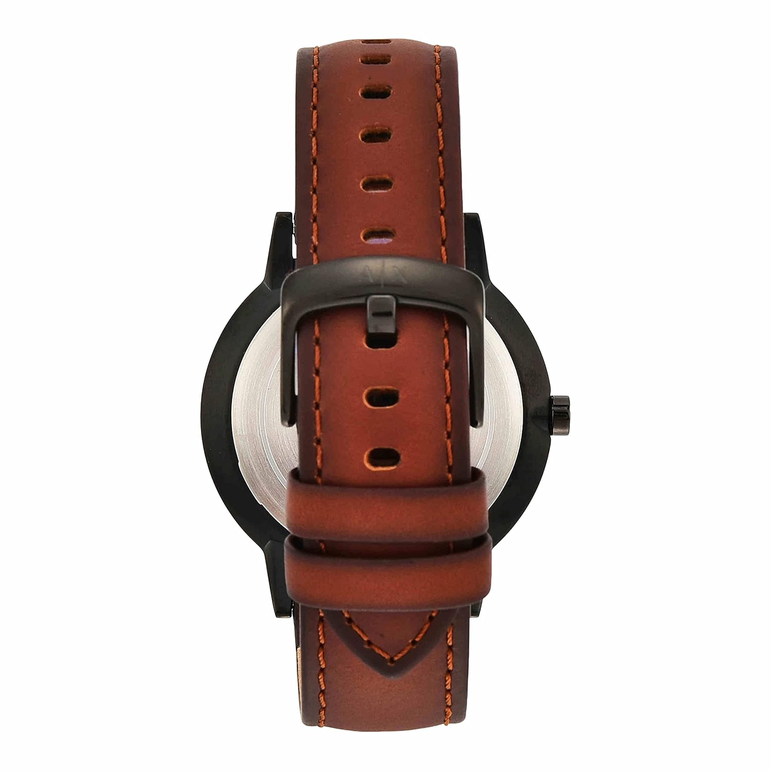 Armani Exchange Cayde Analog Black Dial Men's Watch Genuine Leather, Brown Strap