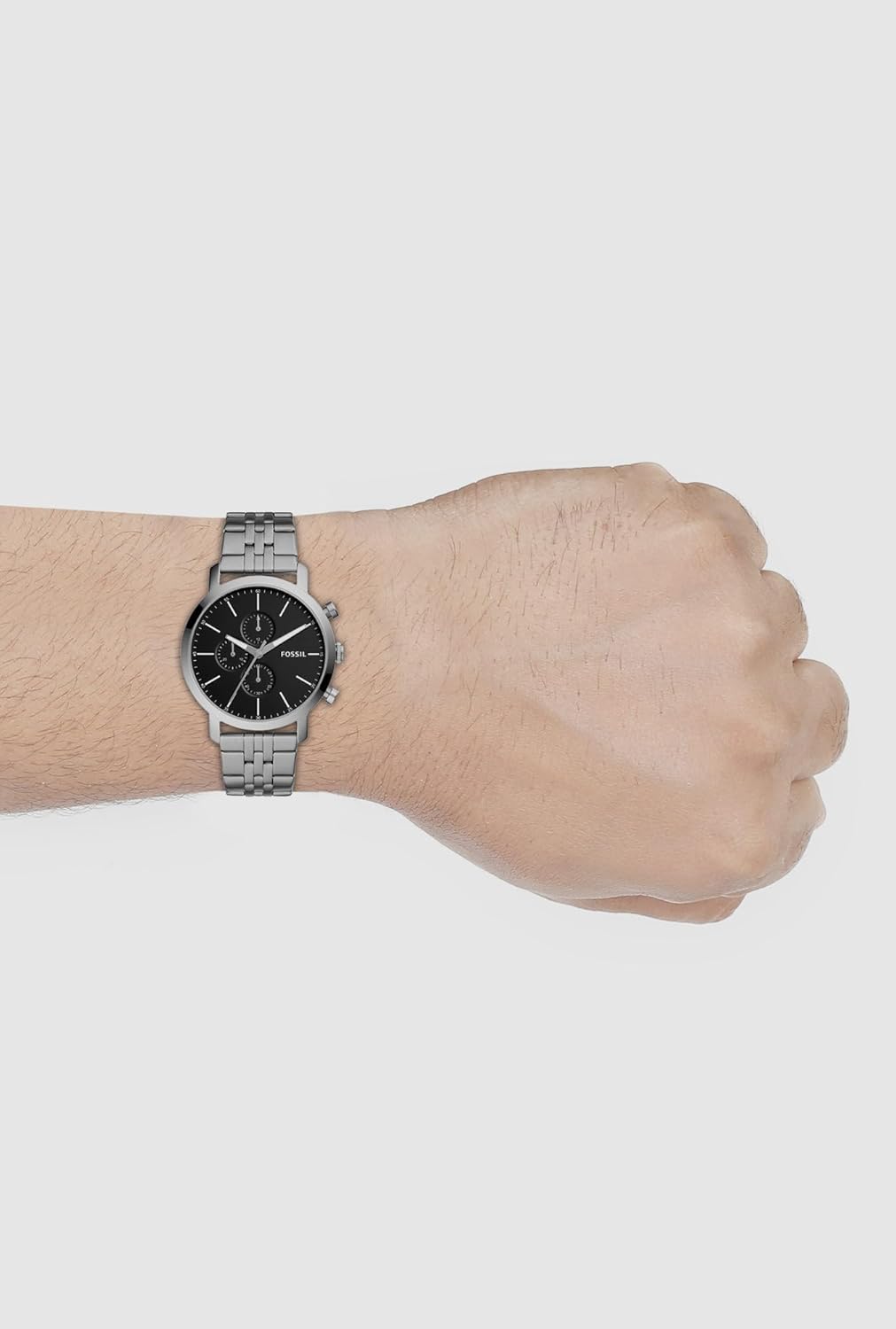Fossil Luther Analog Black Dial Men's Watch