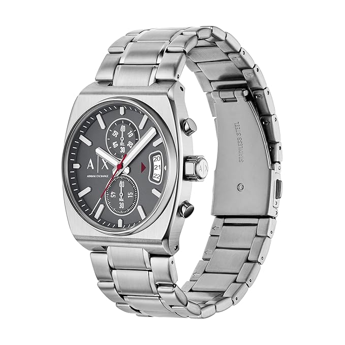 Armani Exchange Silver Quartz Stainless Steel Watch