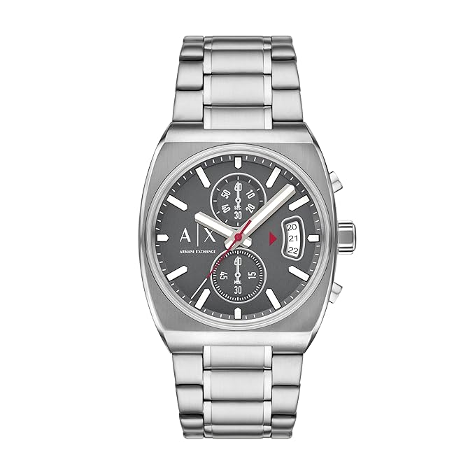 Armani Exchange Silver Quartz Stainless Steel Watch