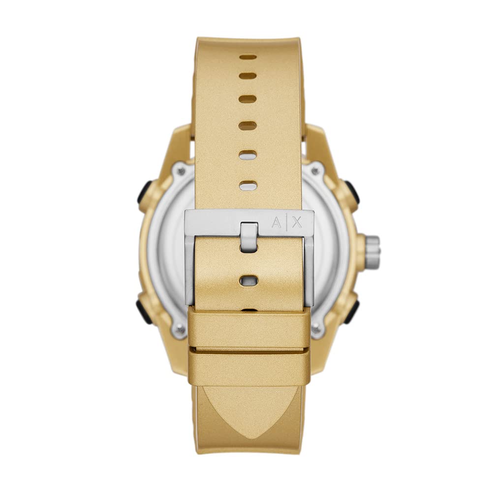 Armani Exchange Digital Gold Dial Men's Watch