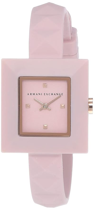 Armani Exchange Analog Pink Dial Women's Watch