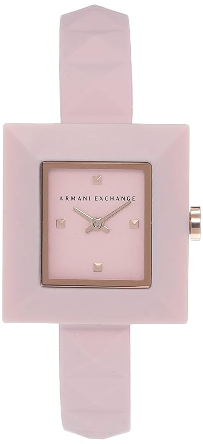 Armani Exchange Analog Pink Dial Women's Watch