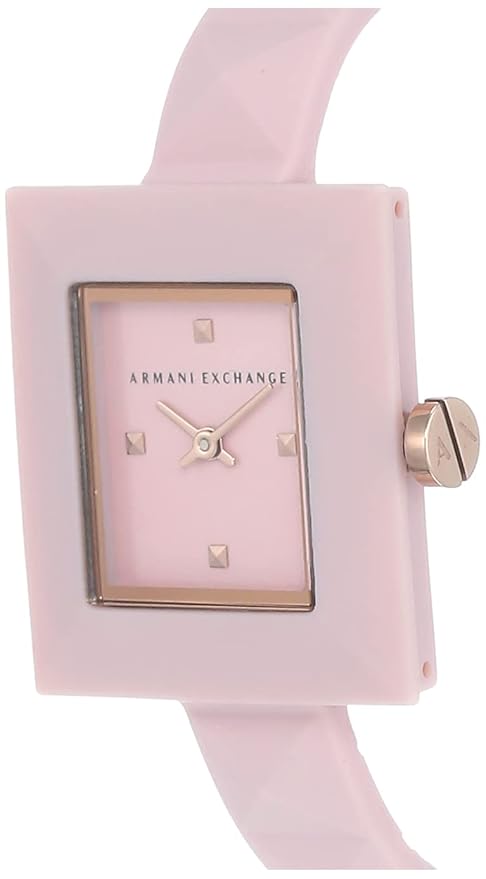Armani Exchange Analog Pink Dial Women's Watch