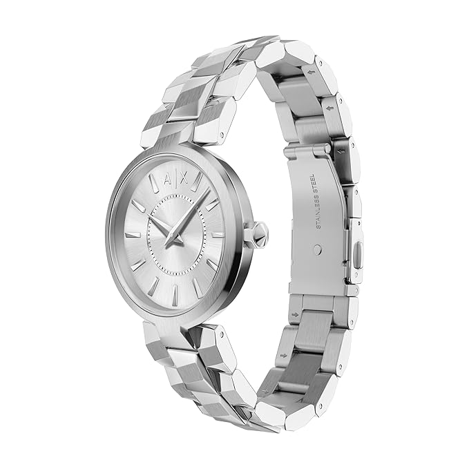 Armani Exchange Silver Quartz Stainless Steel Watch