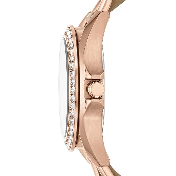 Fossil Riley Analog White & Beige Dial Women's Watch