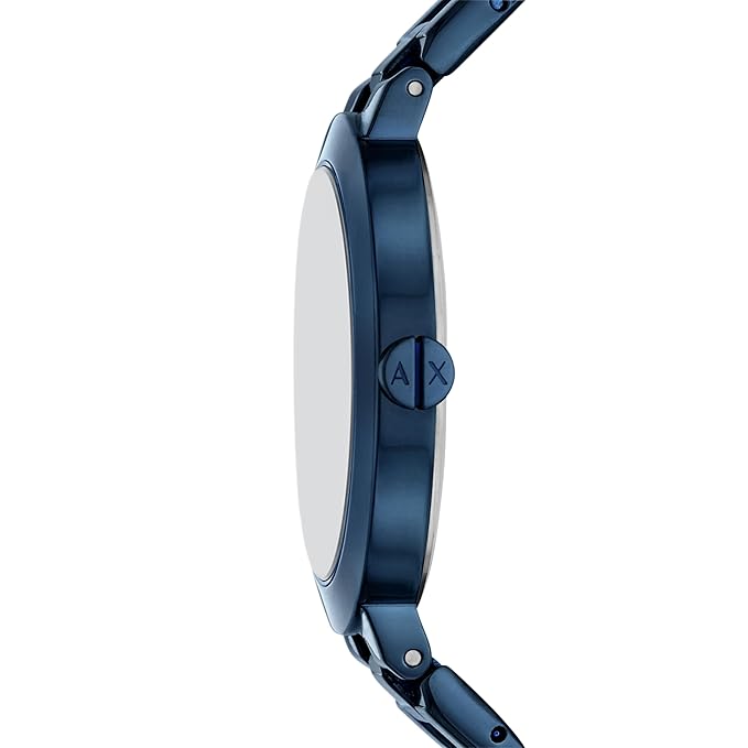 Armani Exchange Analog Blue Dial Women's Stainless Steel Watch