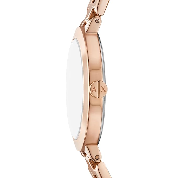 Armani Exchange NA Rose Gold Quartz Stainless Steel Watch