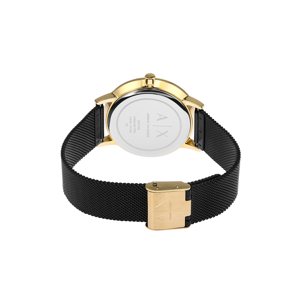 Armani Exchange Women Lola Round Black Watch
