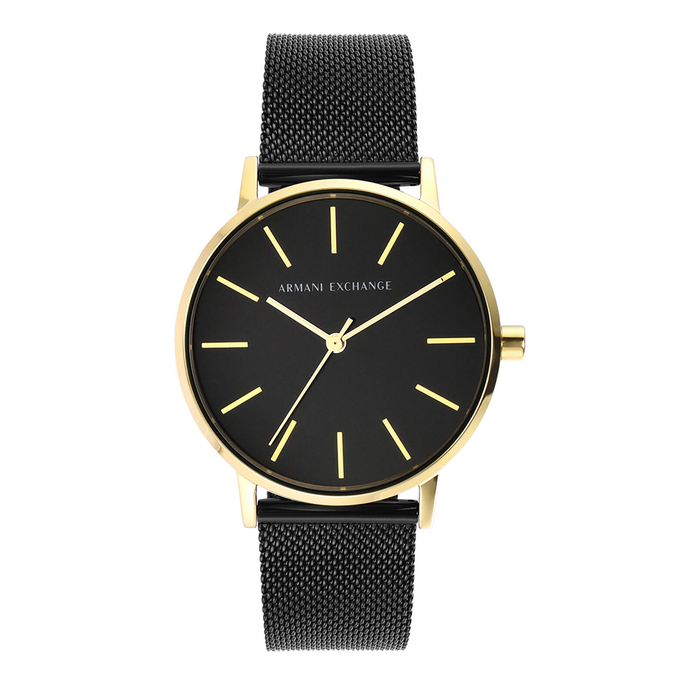 Armani Exchange Women Lola Round Black Watch