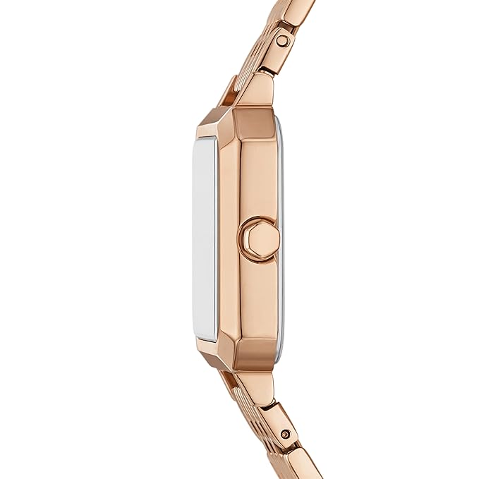 Armani Exchange Pink Quartz Stainless Steel Watch