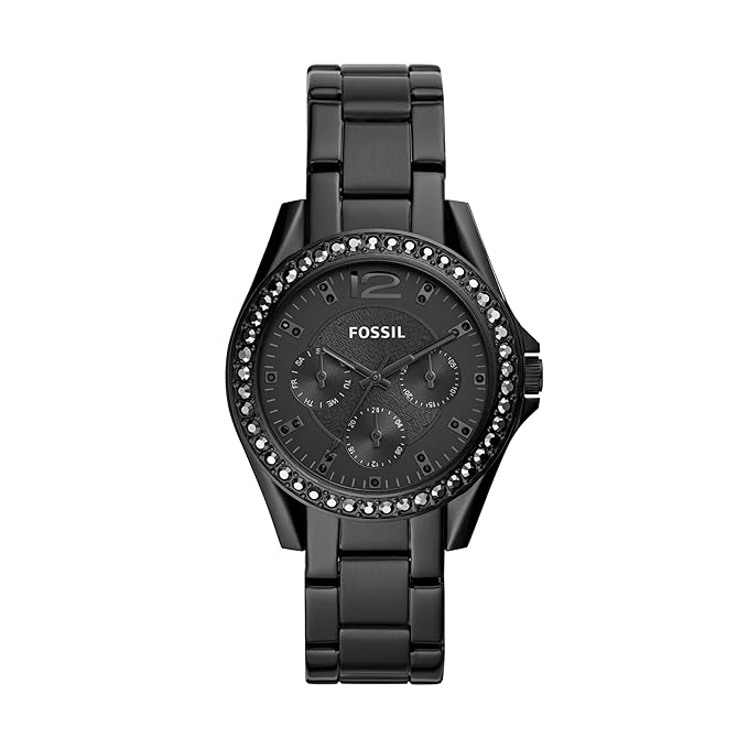 Fossil Riley Analog Black Dial Women's Watch-ES4519 4.3 4.3 out of 5 stars