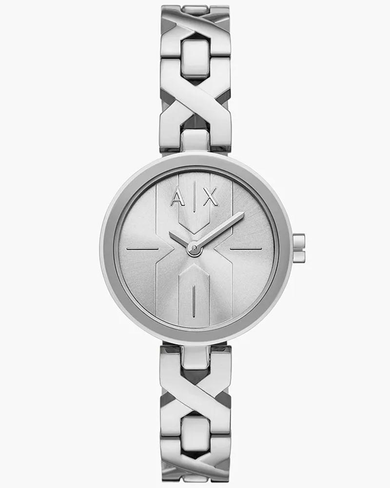 Armani Exchange Women Ava Round Silver Watch
