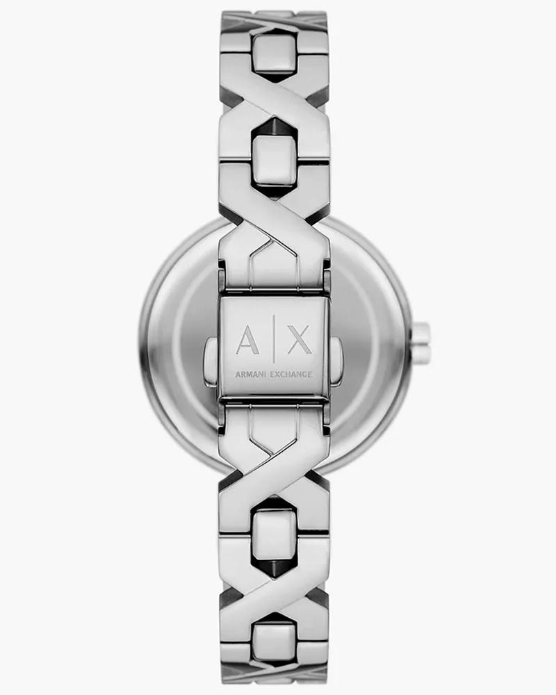 Armani Exchange Women Ava Round Silver Watch