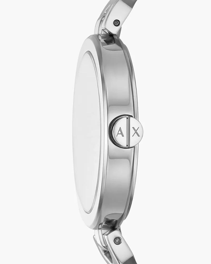 Armani Exchange Women Ava Round Silver Watch