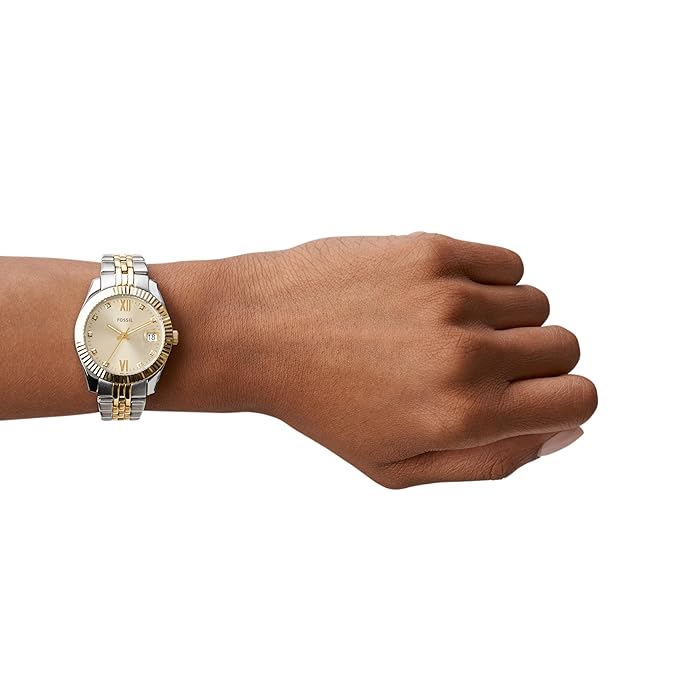 Fossil Scarlette Mini Three-Hand Stainless Steel Watch