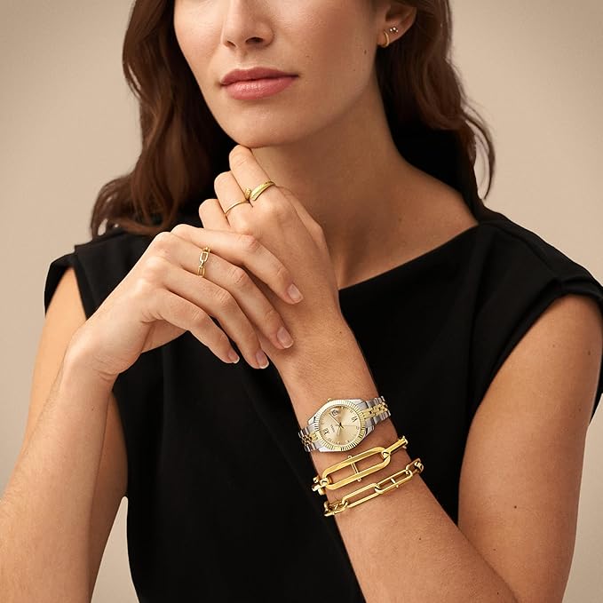 Fossil Scarlette Mini Three-Hand Stainless Steel Watch