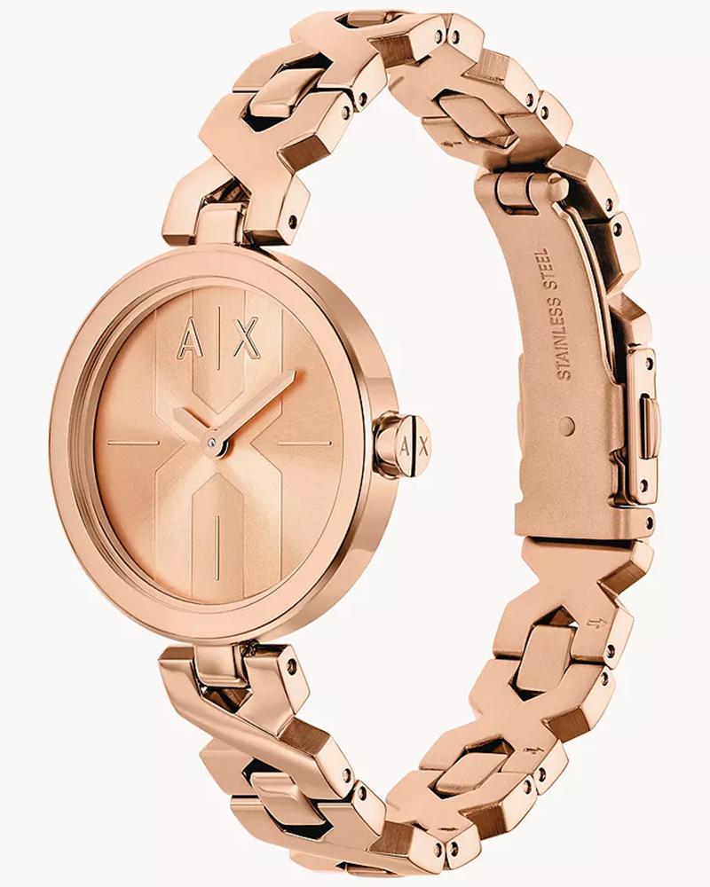 Armani Exchange Rose Gold Watch