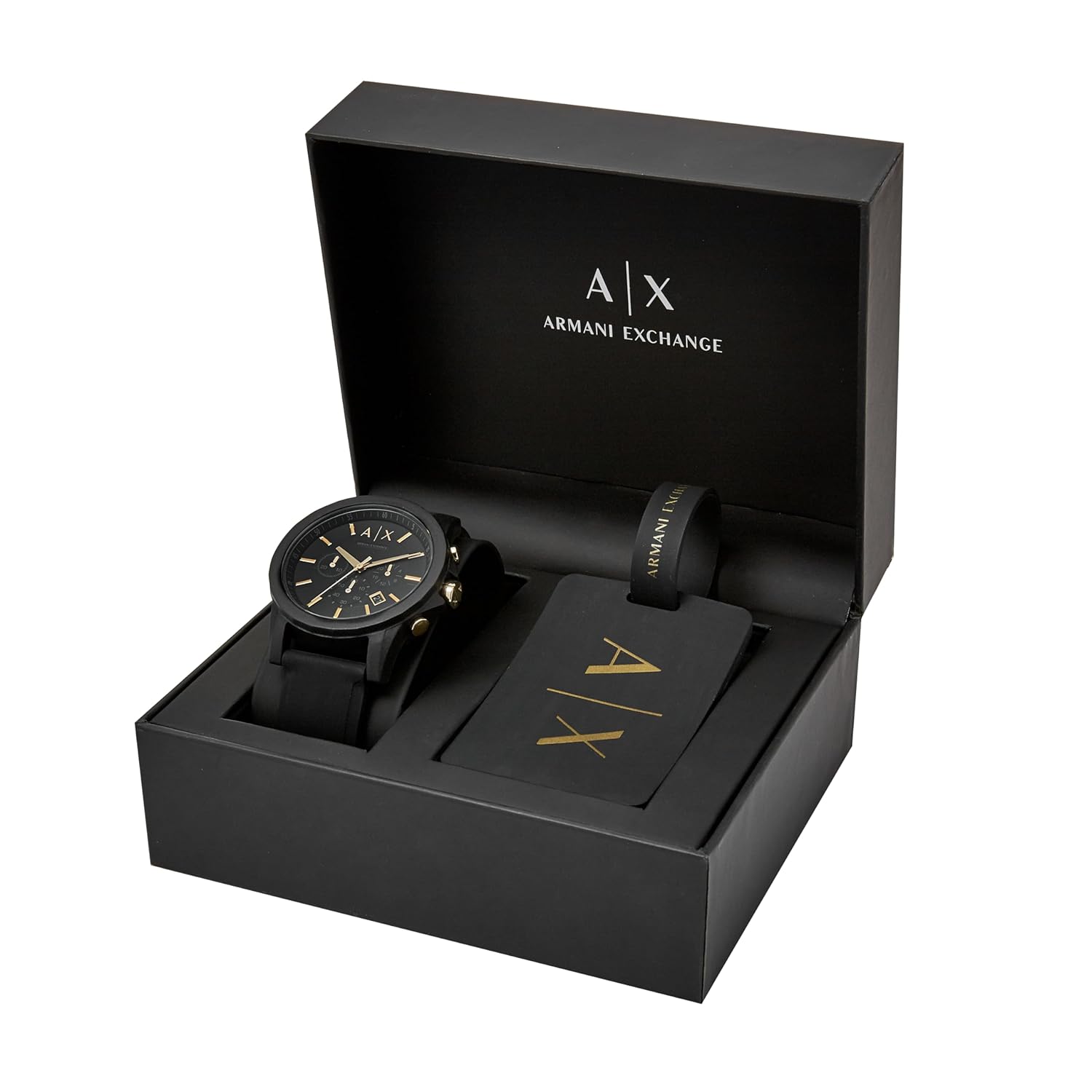 Armani Exchange Outerbanks Analog Black Dial Men's Watch