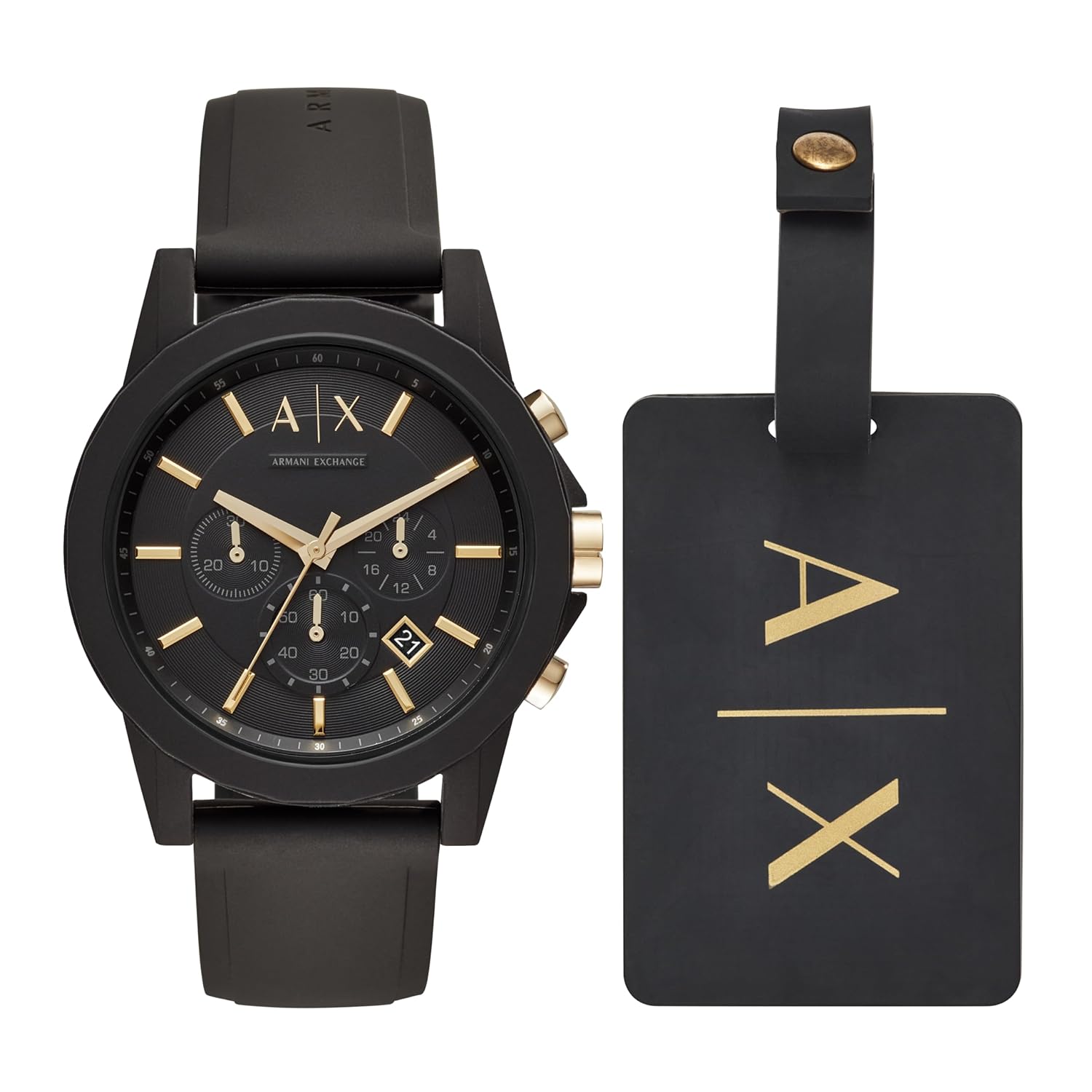 Armani Exchange Outerbanks Analog Black Dial Men's Watch