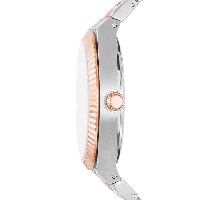 Fossil Scarlette Analog Silver Dial Women's Watch-Es5261 - Stainless Steel