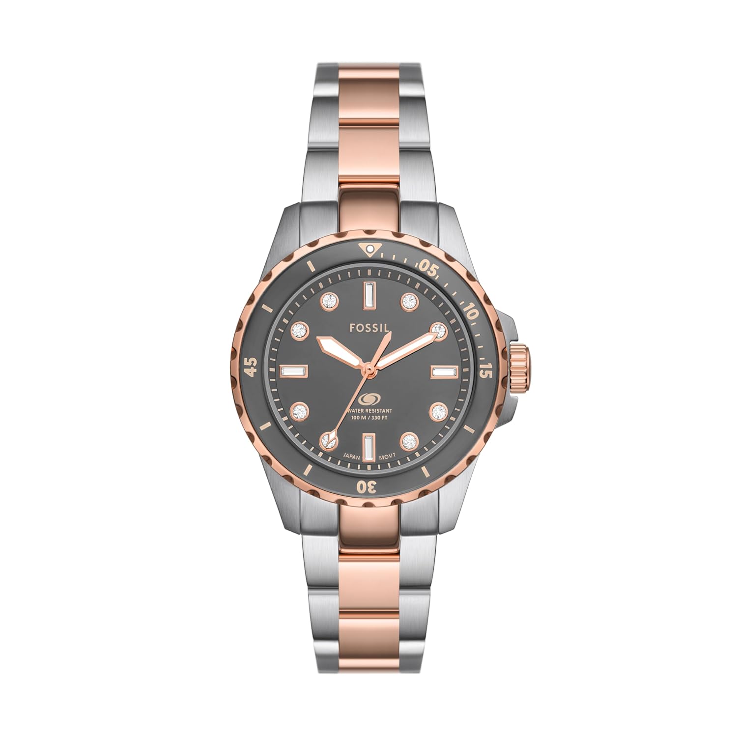 Fossil Blue Dive Two Tone Watch