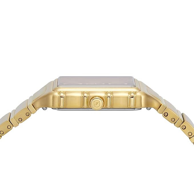 Fossil Womens Raquel Gold Quartz Stainless Steel Gold Dial Analog Watch