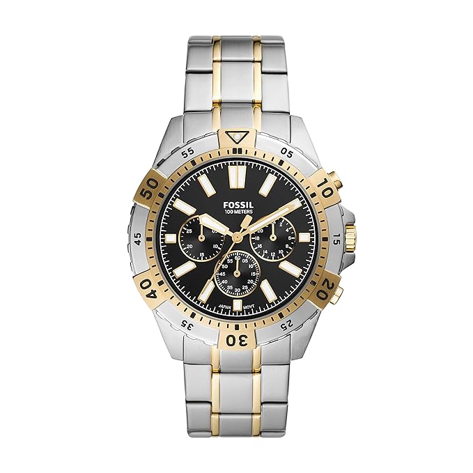 Fossil Garrett Analog Black Dial Men's Watch