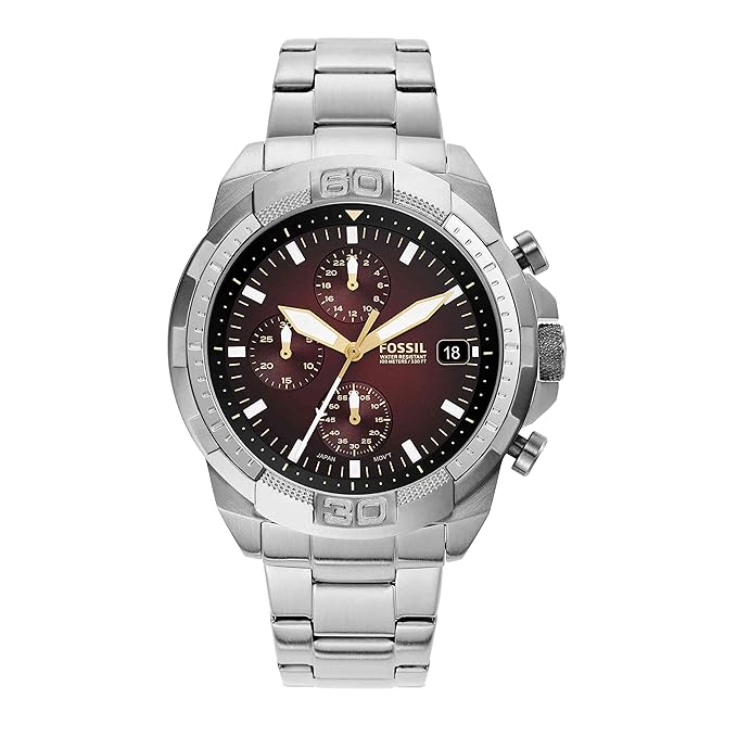 Fossil Bronson Silver Watch