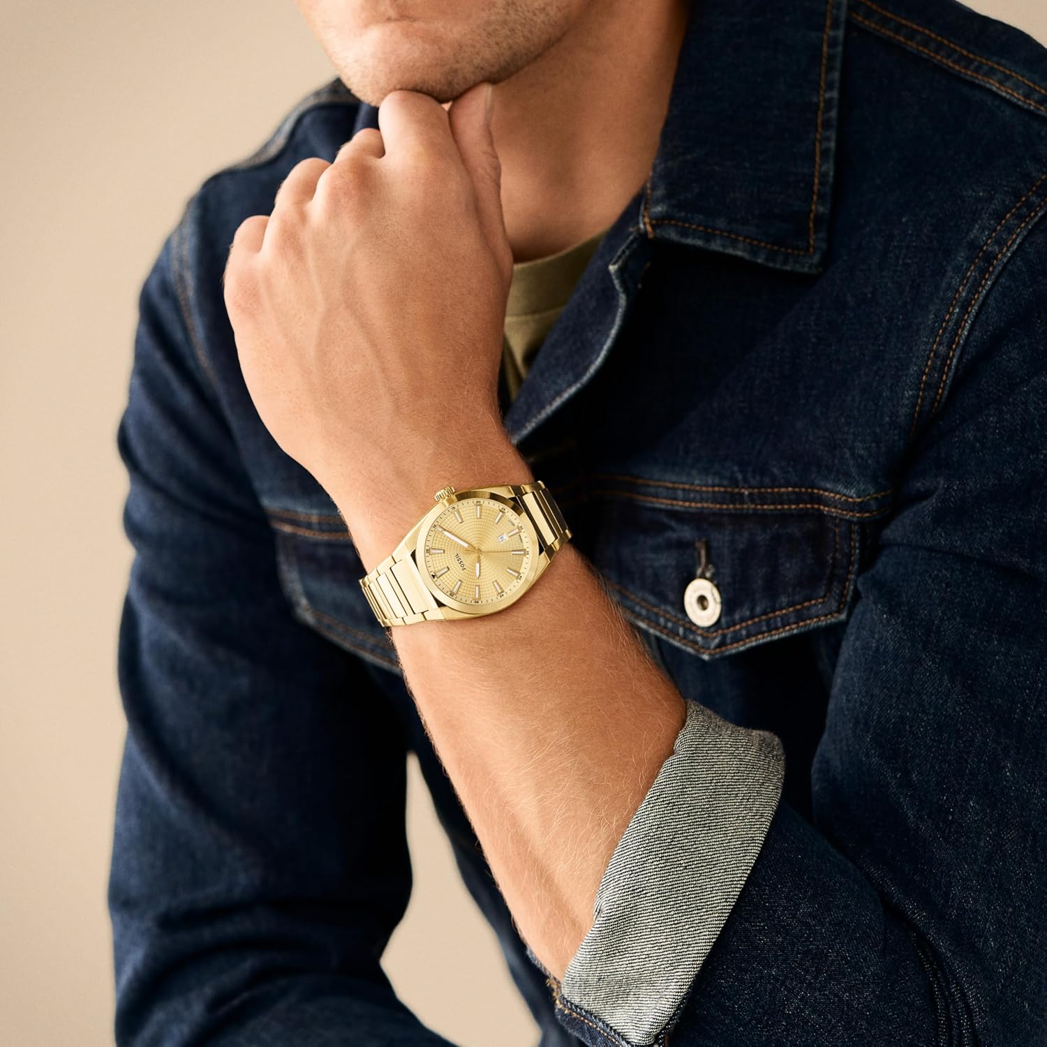 Fossil Everett Gold Watch