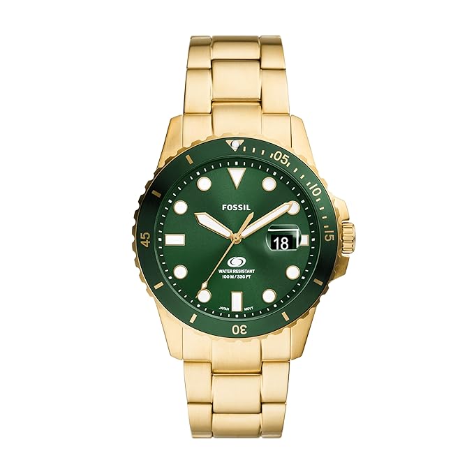 Fossil Blue Dive Gold Watch