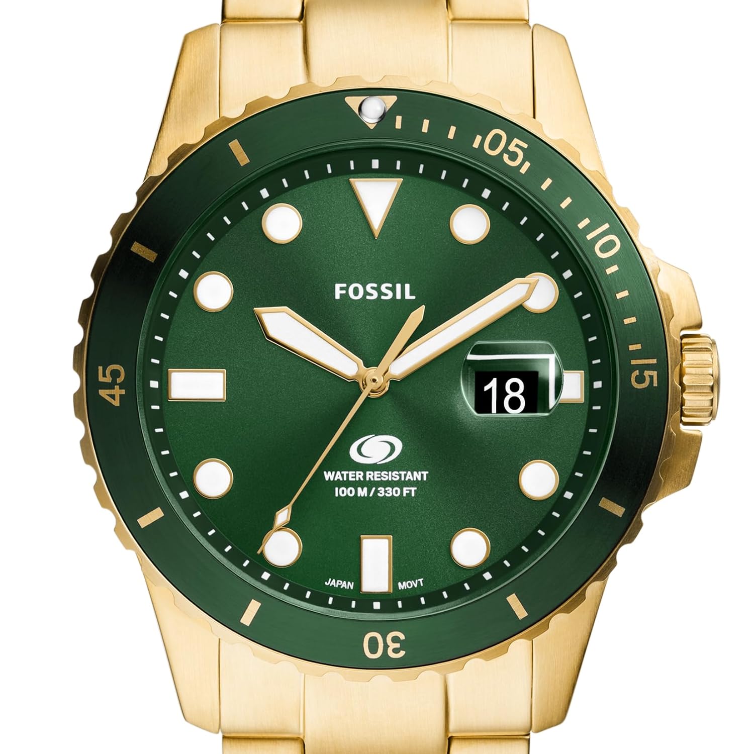 Fossil Blue Dive Gold Watch