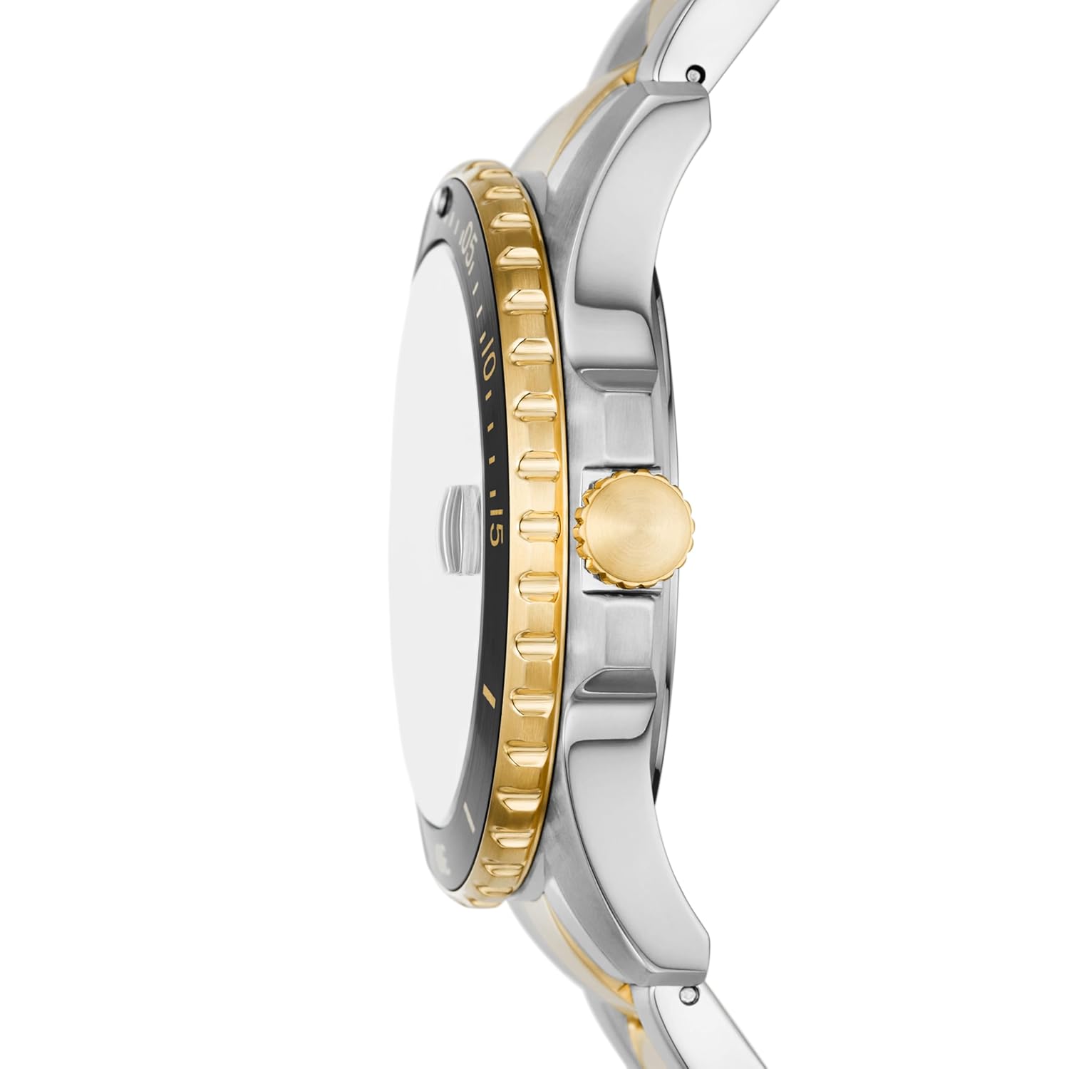 Fossil Blue Dive Three-Hand Date Two-Tone Stainless Steel Watch