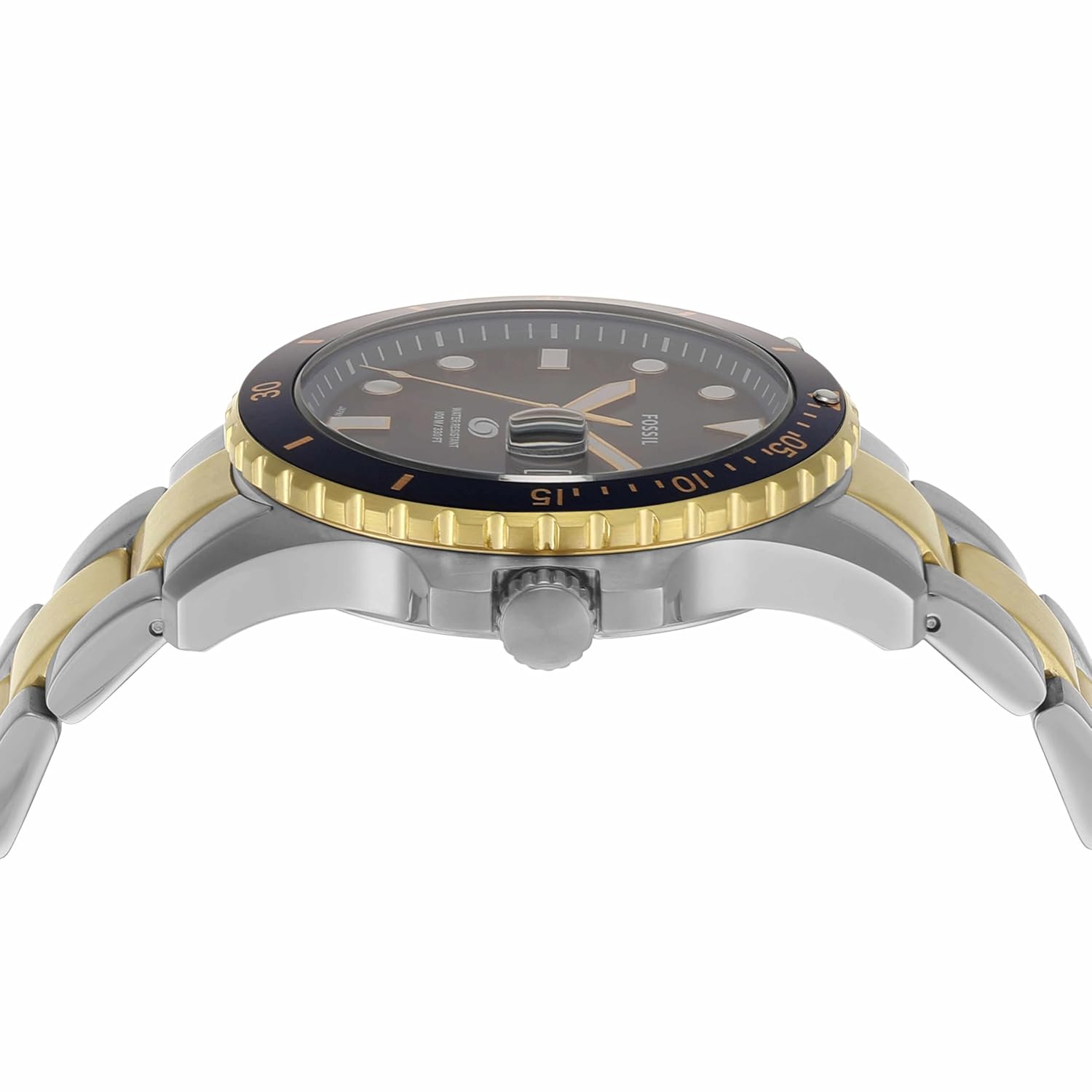 Fossil Blue Dive Two Tone Watch
