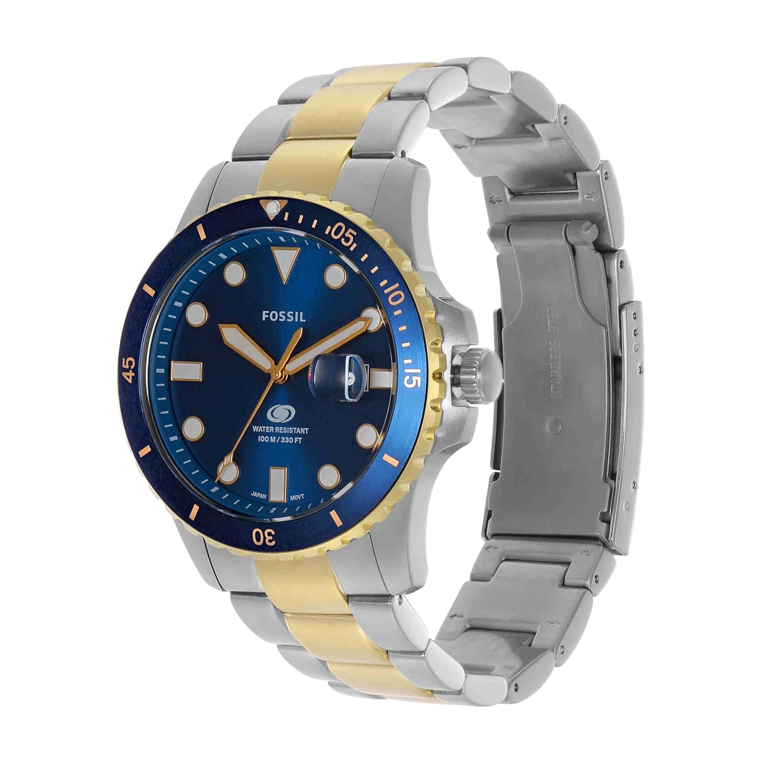 Fossil Blue Dive Two Tone Watch