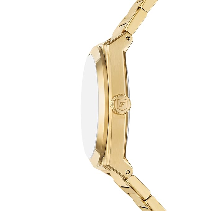 Fossil Men's Everett Gold Quartz Analog Stainless Steel Watch