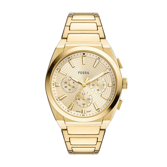 Fossil Everett Gold Quartz Stainless Steel Watch FS6119 4.6 4.6 out of 5 stars   (21)