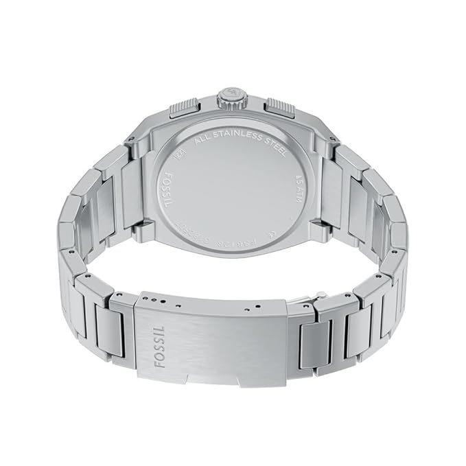 Fossil Everett Silver Quartz Stainless Steel Watch