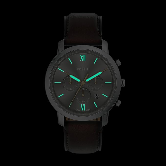 Fossil Neutra Brown Quartz Leather Watch